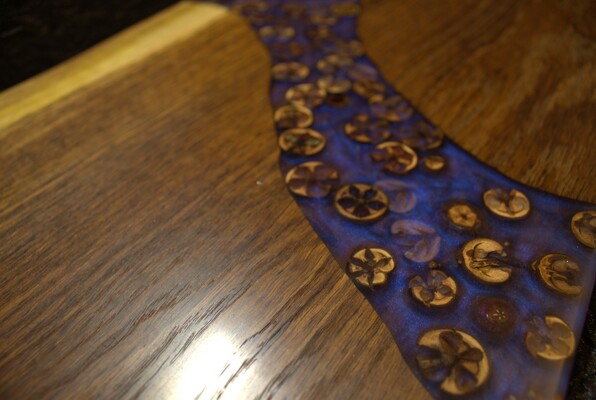 Image principale de Plateau apéritif bois et résine