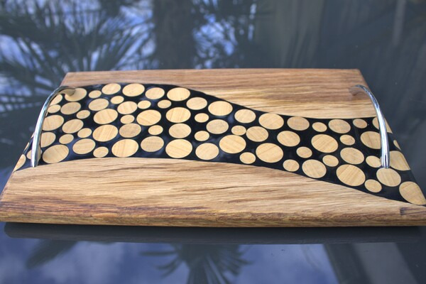 Image principale de Plateau apéritif bois et résine